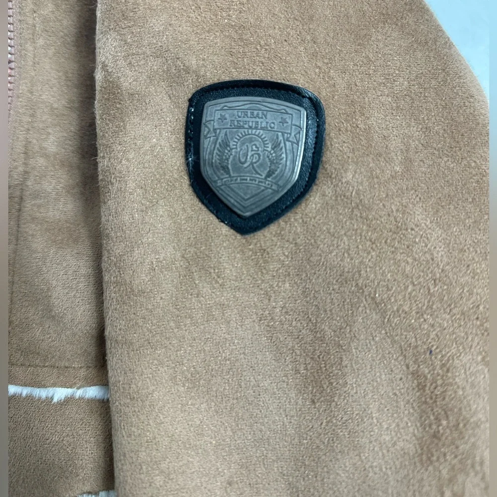 Urban Republic Girls Shearling Jacket With‎ Hood, SIZE MEDIUM (10/12)